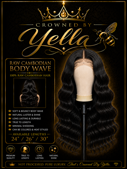 Raw Cambodian Body Wave 13x4 HD Lace Wig