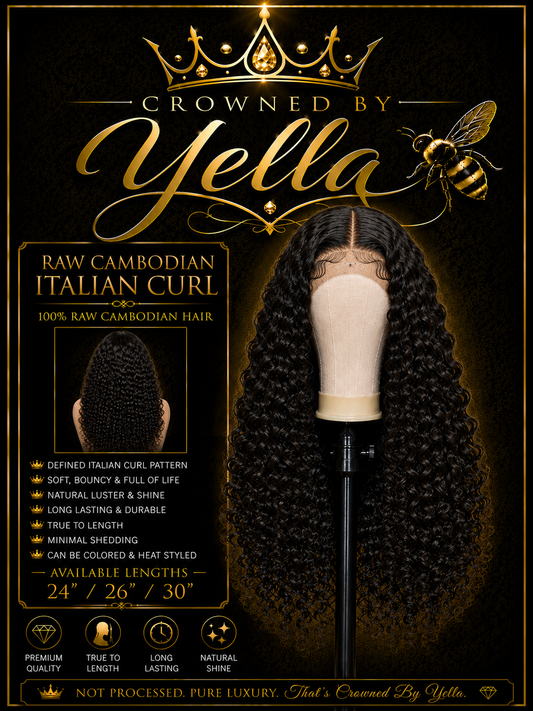 Raw Cambodian Italian Curly 13x4 HD Lace Wig